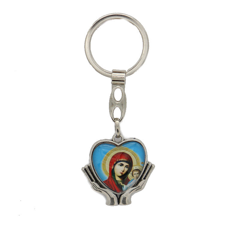 Wholesale Metal Creative Love Album Photo Frame Keychain